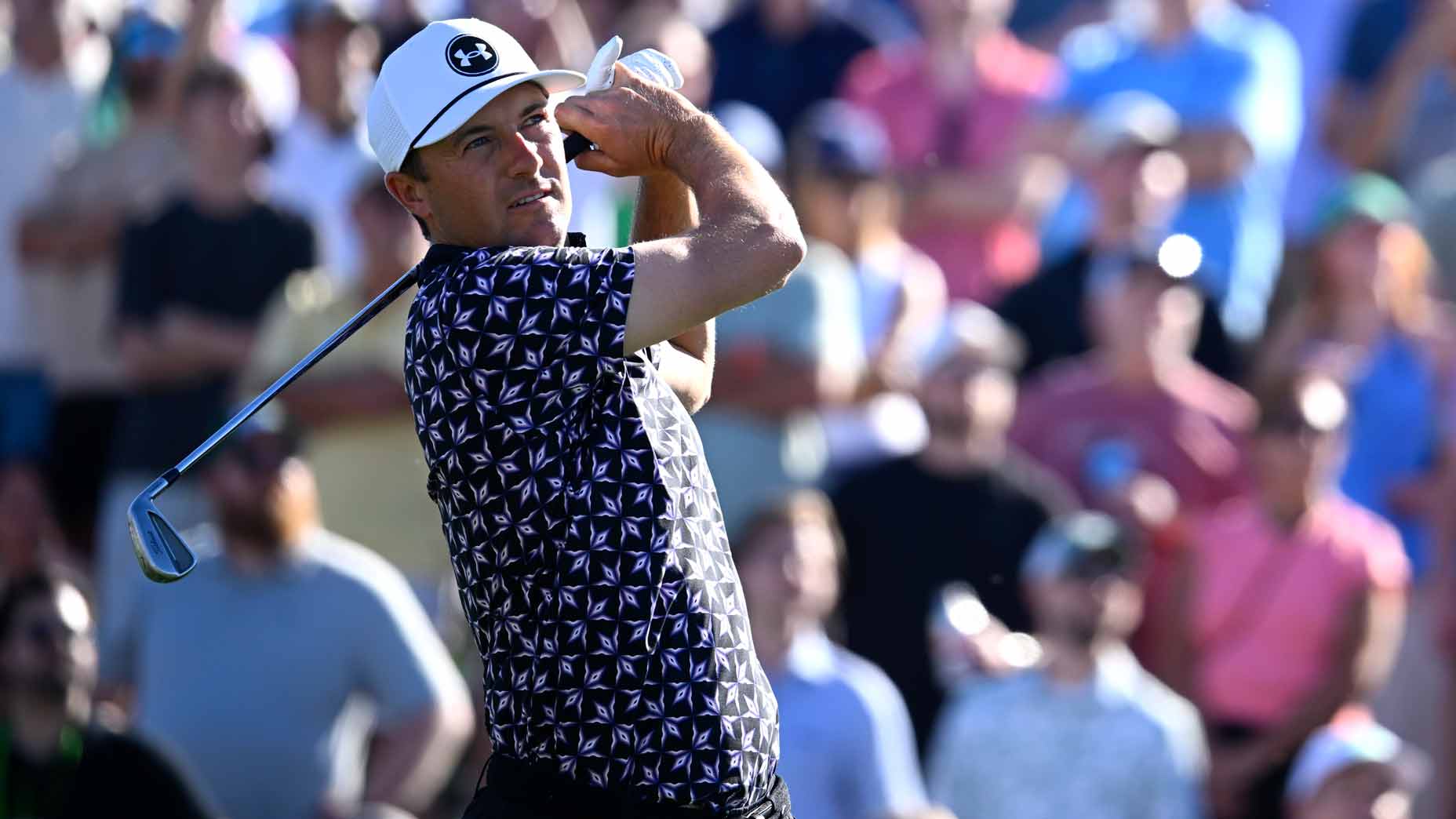 2026 AT&T Pebble Beach Pro-Am Friday tee times: Jordan Spieth plays a shot at TPC Scottsdale.
