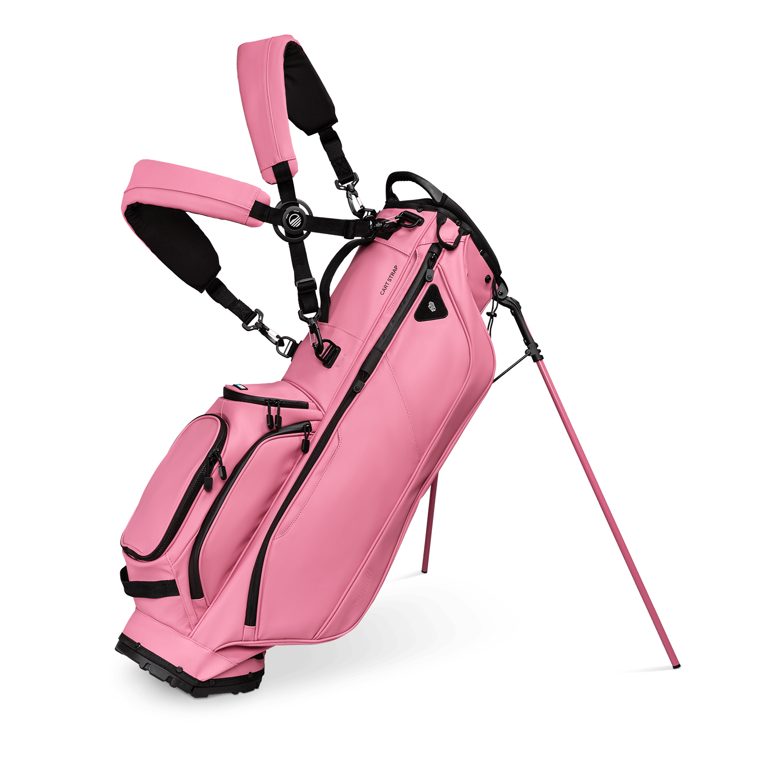 Sunday Golf Ryder S-Class | Dusty Pink Vegan Leather Full Size Stand Bag