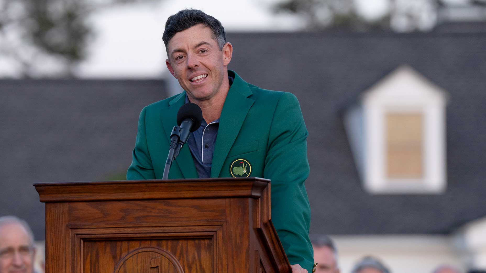 rory mcilroy after winning the 2025 masters
