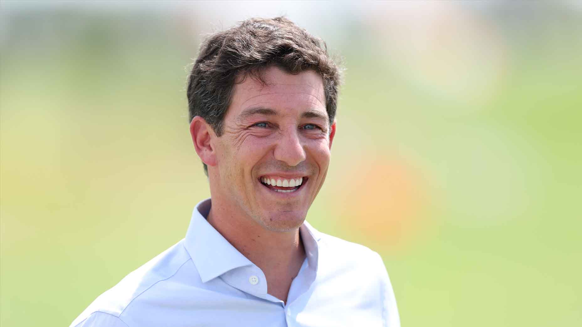 New LPGA commissioner Craig Kessler looks on during the KPMG Women's PGA Championship