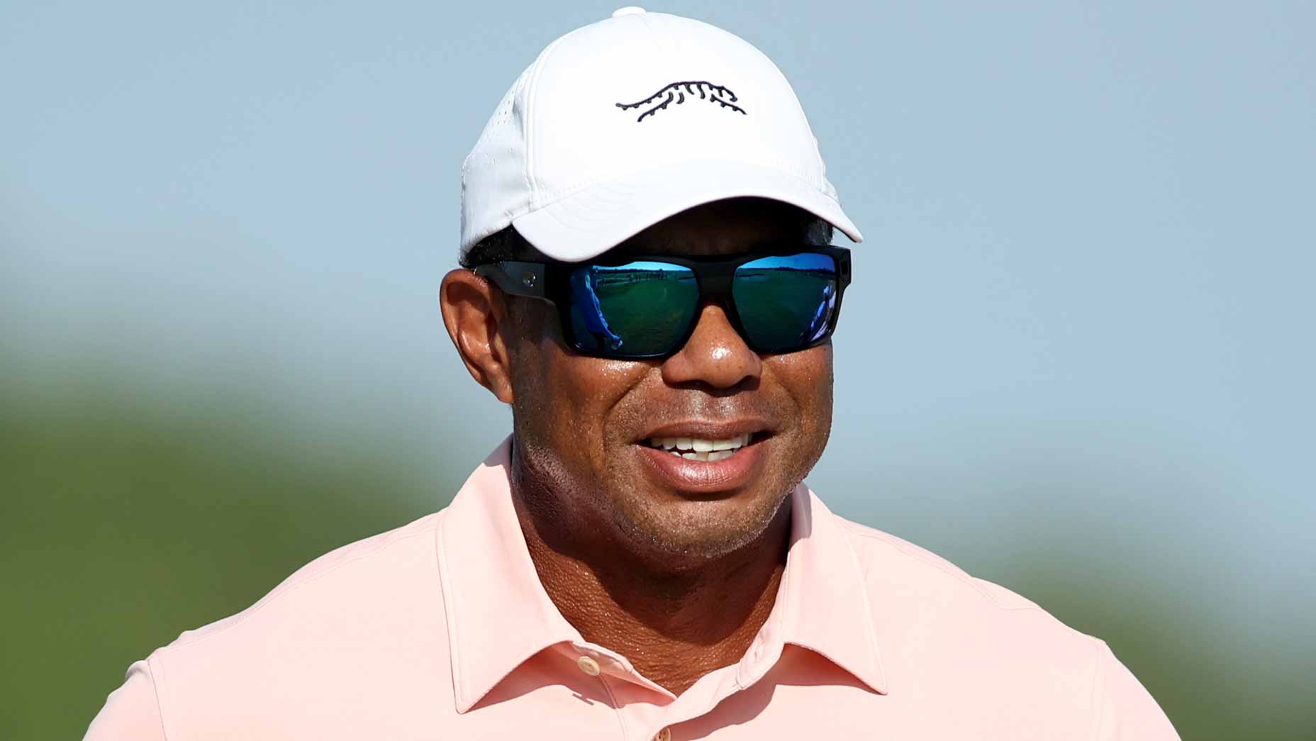 Tiger Woods, who is eligible for the senior tour in 2026, during the second round of the U.S. Junior Amateur.