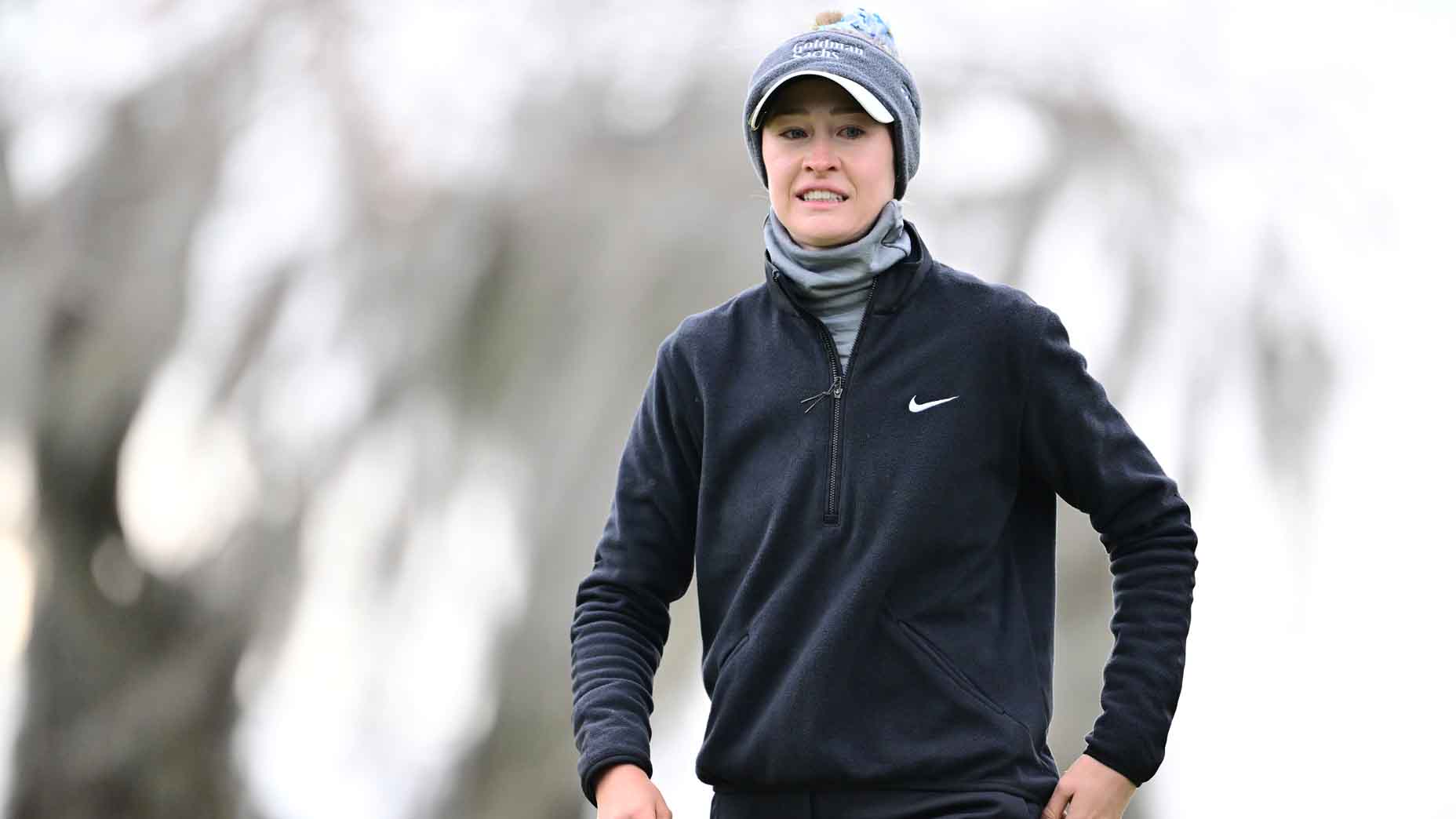 Nelly Korda looks on during the Hilton Grand Vacations Tournament of Champions