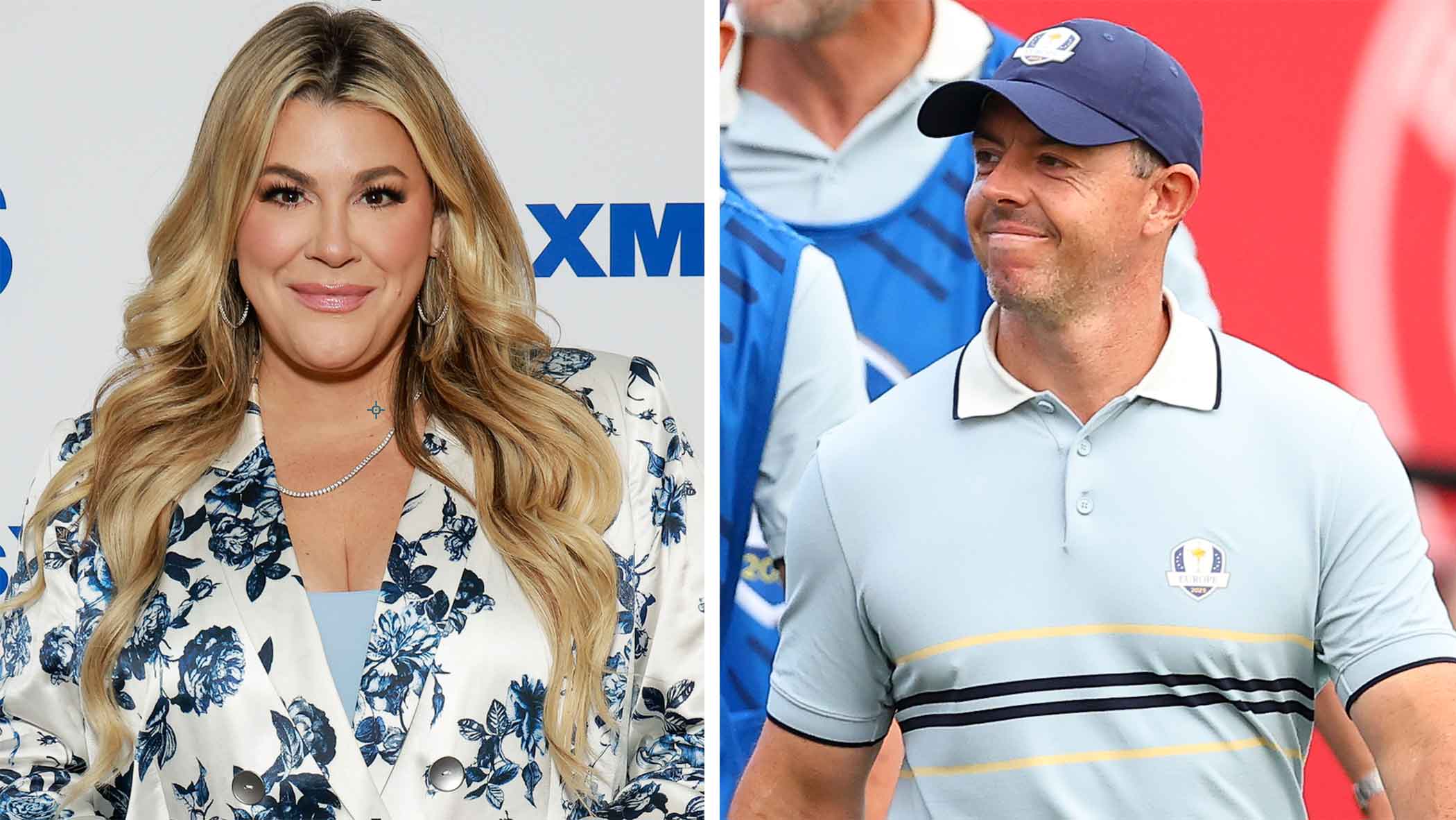 ryder cup emcee heather mcmahan and rory mcilroy