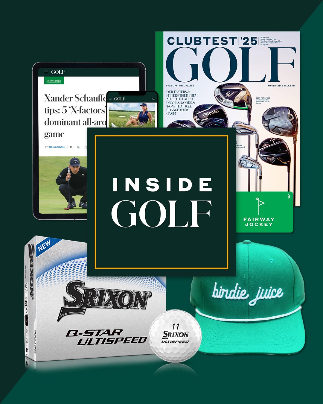 Montage image of InsideGOlf Benefits
