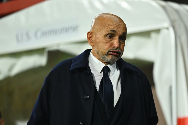 Luciano Spalletti on the sidelines