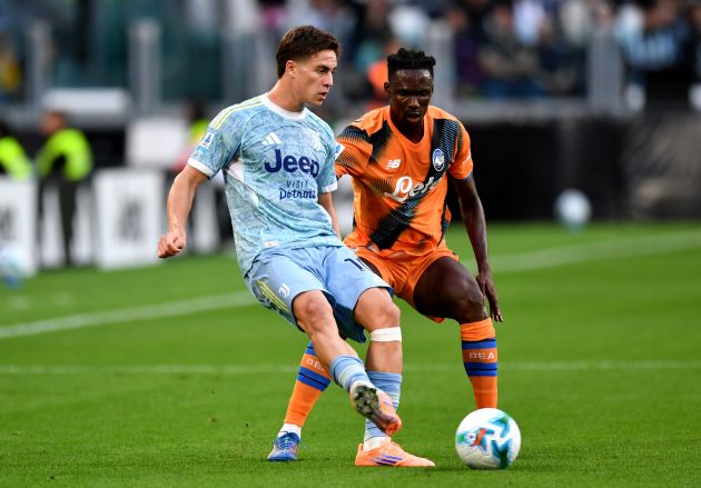 Kenan Yildiz in action against Atalanta