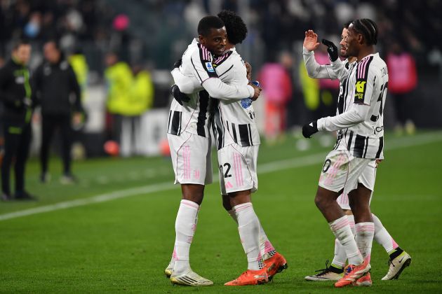 Weston McKennie and Pierre Kalulu 