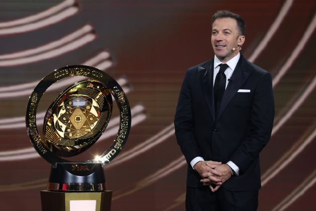 Alessandro Del Piero during FIFA Club World Cup draw