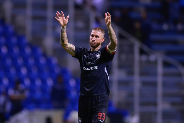Sergio Ramos in action for Monterrey