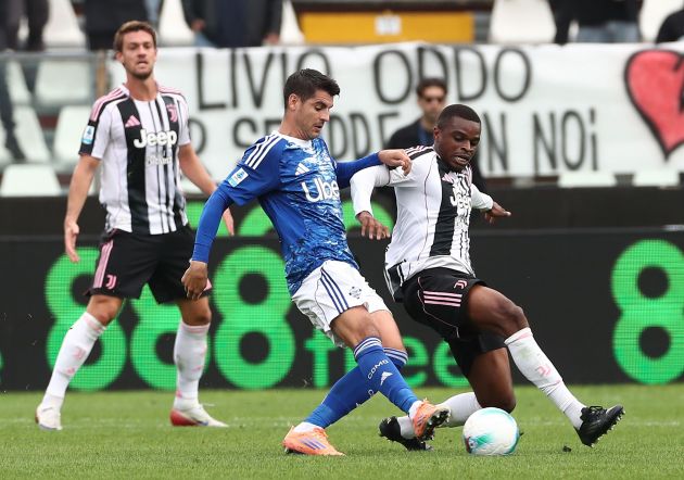 Alvaro Morata against Juventus