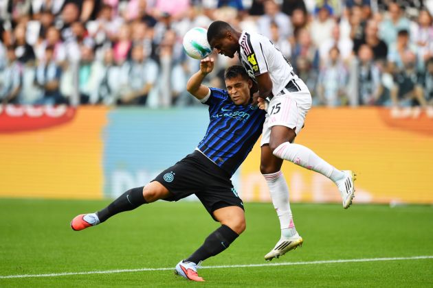 Pierre Kalulu and Lautaro Martinez