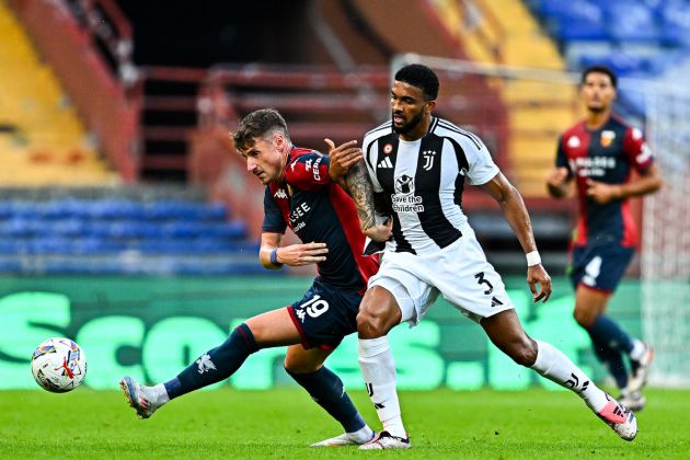Gleison Bremer in action against Genoa