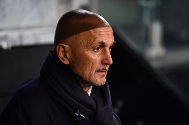 Luciano Spalletti looking on