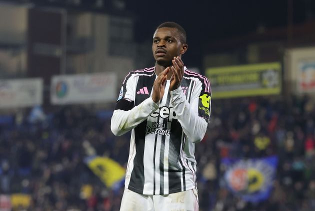 Pierre Kalulu applauding the fans